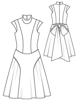 服裝工業款式圖線稿模板合集 280例實用參考助力電纜經營